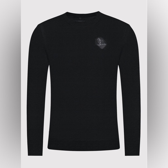 rmani Exchange Black Sweater
style 6KZM1S ZMS8Z

Color 1200

light weight - Picture 3 of 7